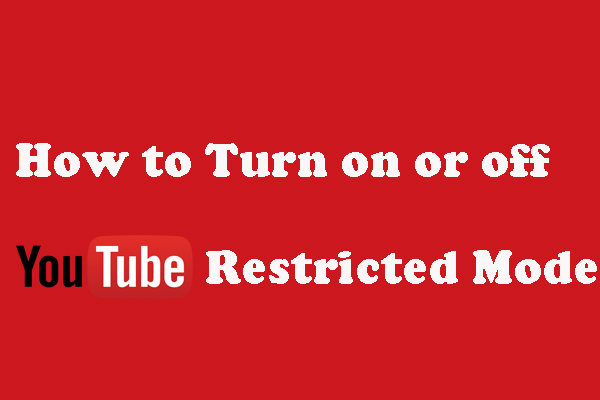 Como ativar ou desativar o modo restrito no YouTube