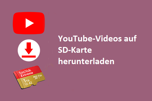 Anleitung: Wie lädt man YouTube-Videos auf SD-Karte herunter?