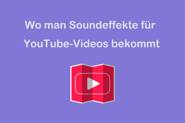 Wo man Soundeffekte für YouTube-Videos bekommt