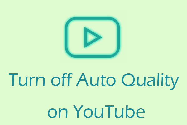 How to Turn off Auto Quality on YouTube - A Step-by-Step Guide