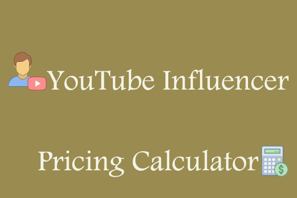 Professional YouTube Influencer Pricing Calculator Tools