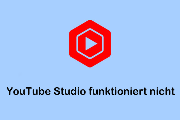 Häufige Probleme und Lösungen, wenn YouTube Studio nicht funktioniert